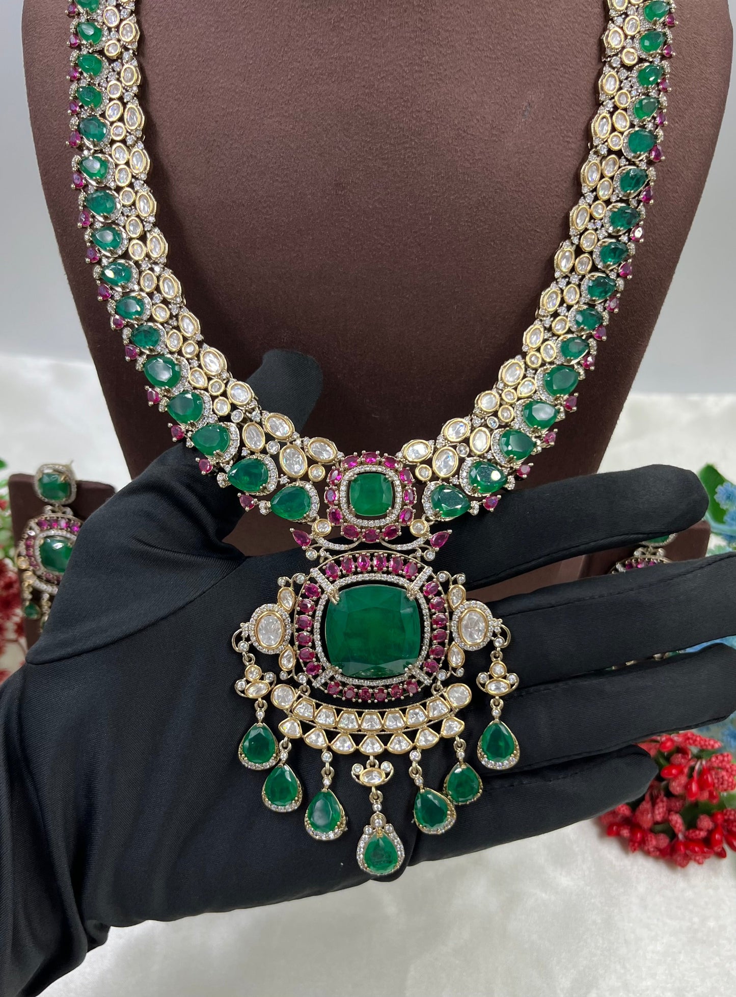 Tanu Victorian Moissanite Premium Combo Set