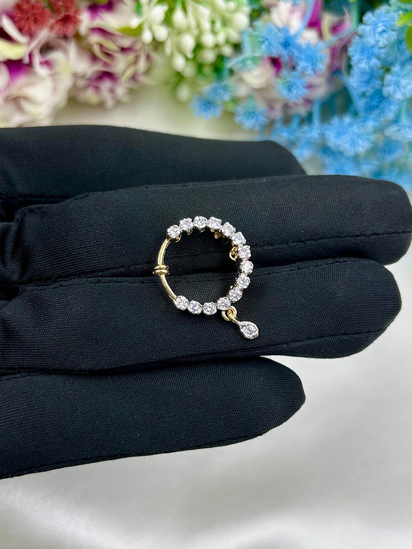 Nita American Diamond Nose Ring