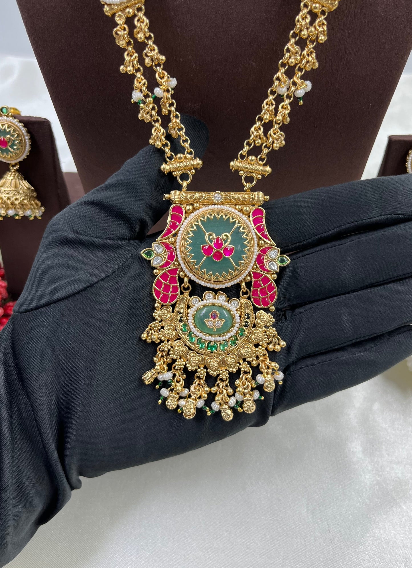 Heena Heritage Long Necklace Set