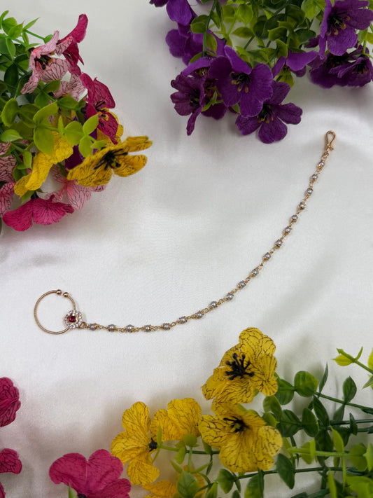 Suman Moissanite Nose Ring