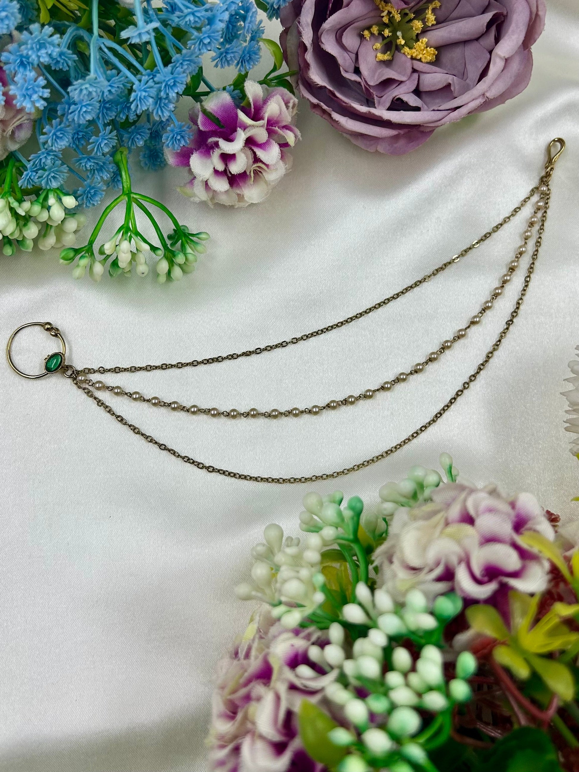 Roshni Nose Ring close-up view