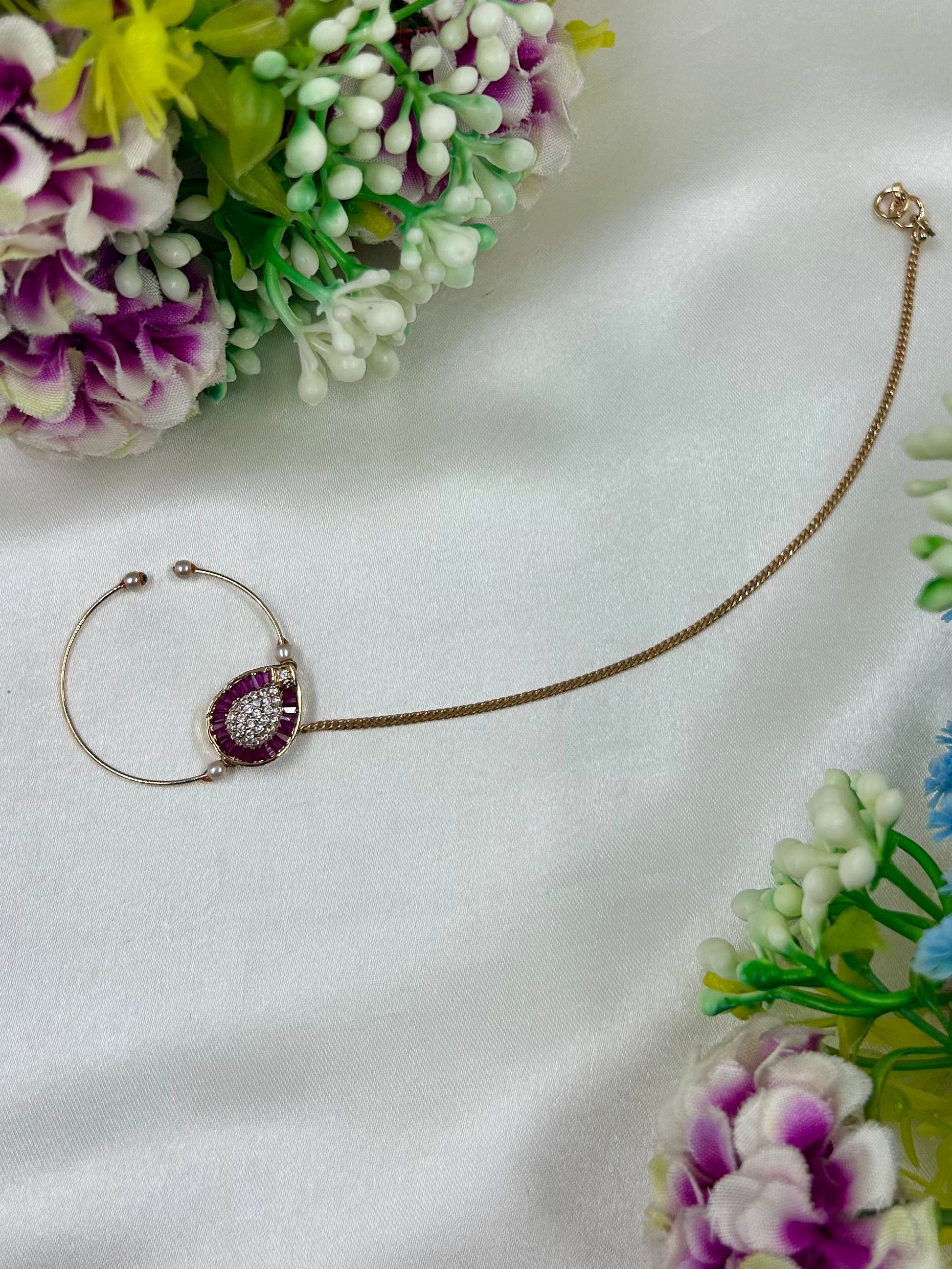 Khushi Nose Ring close-up view