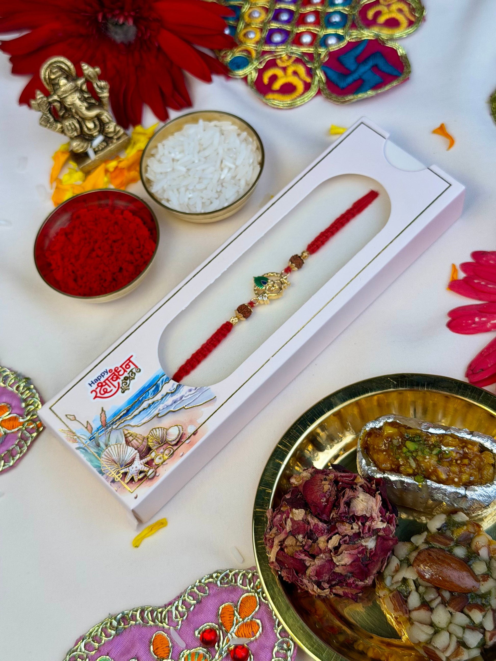 Divine Rakhi full product photo on plain background