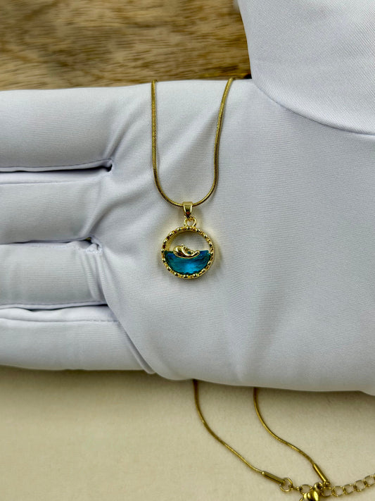 Ocean Wave Gold Chain