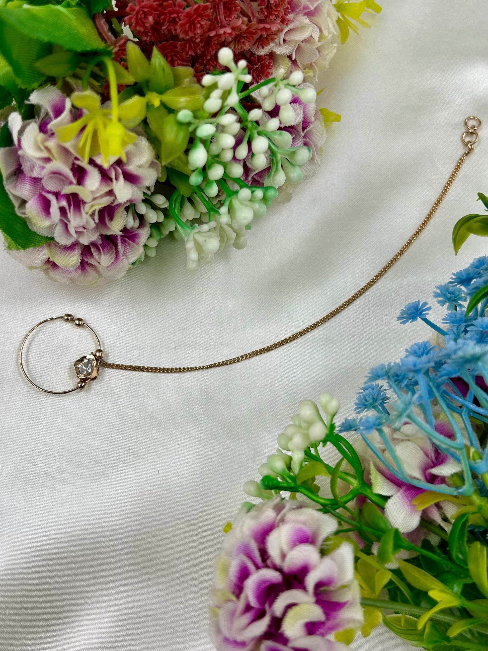 Nisha Nose Ring close-up view