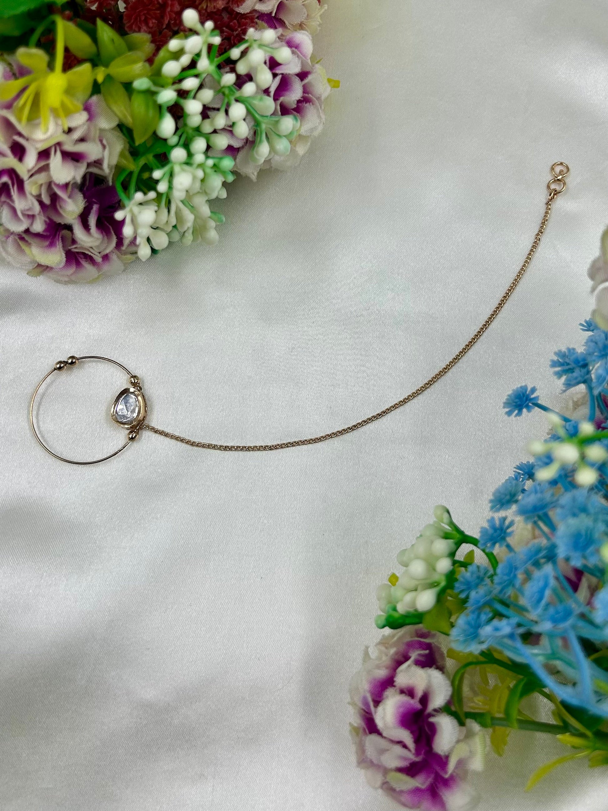 Drishti Nose Ring close-up view