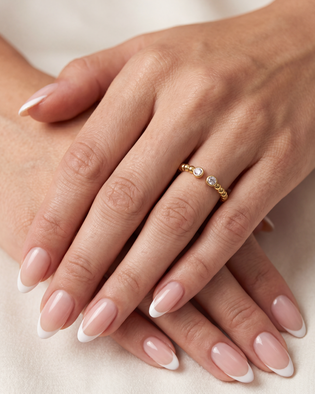 Flora Finger Ring close-up view