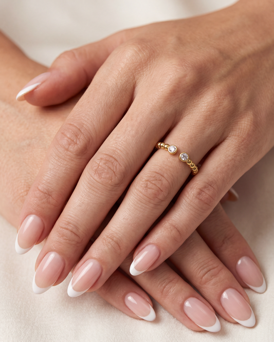 Flora Finger Ring close-up view
