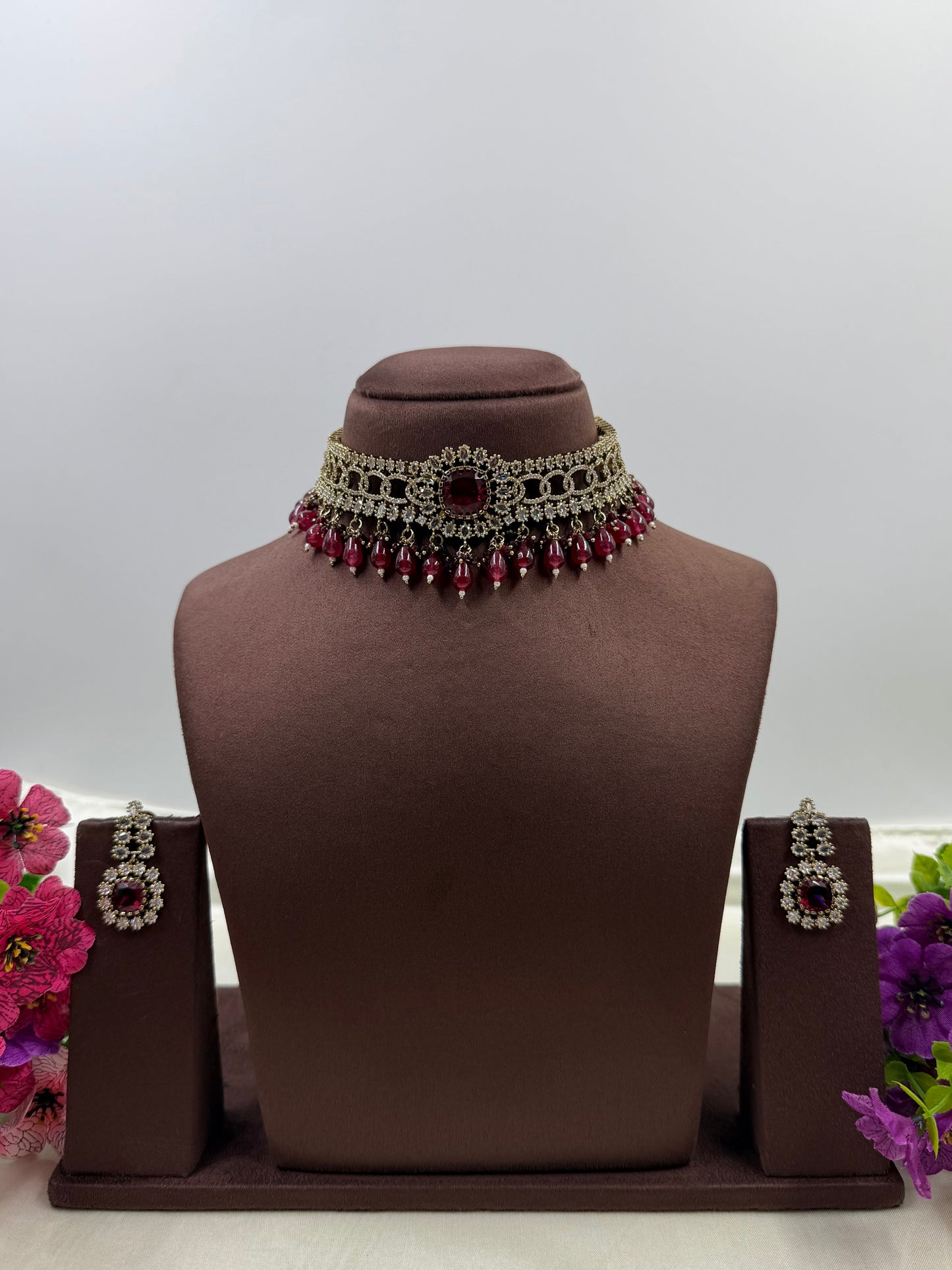 Lata Victorian Choker Necklace