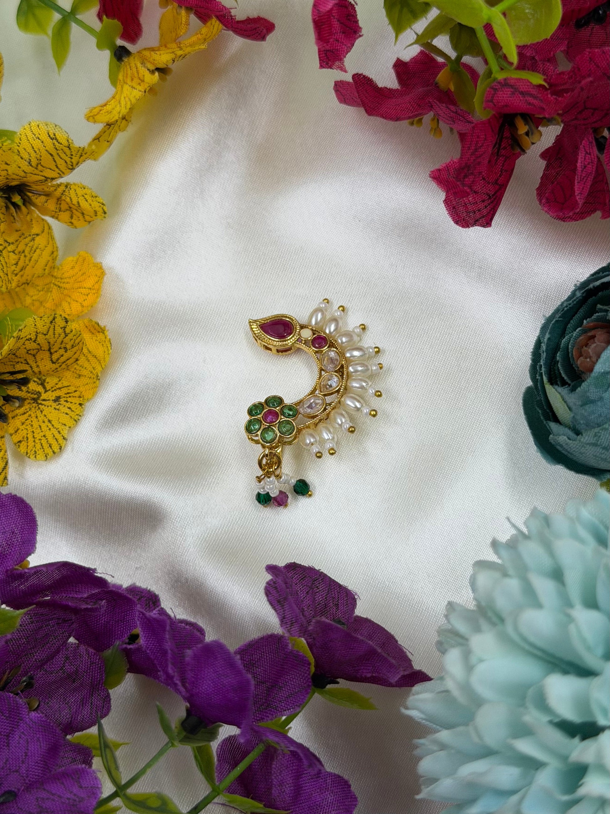 Janki Nose Ring close-up view