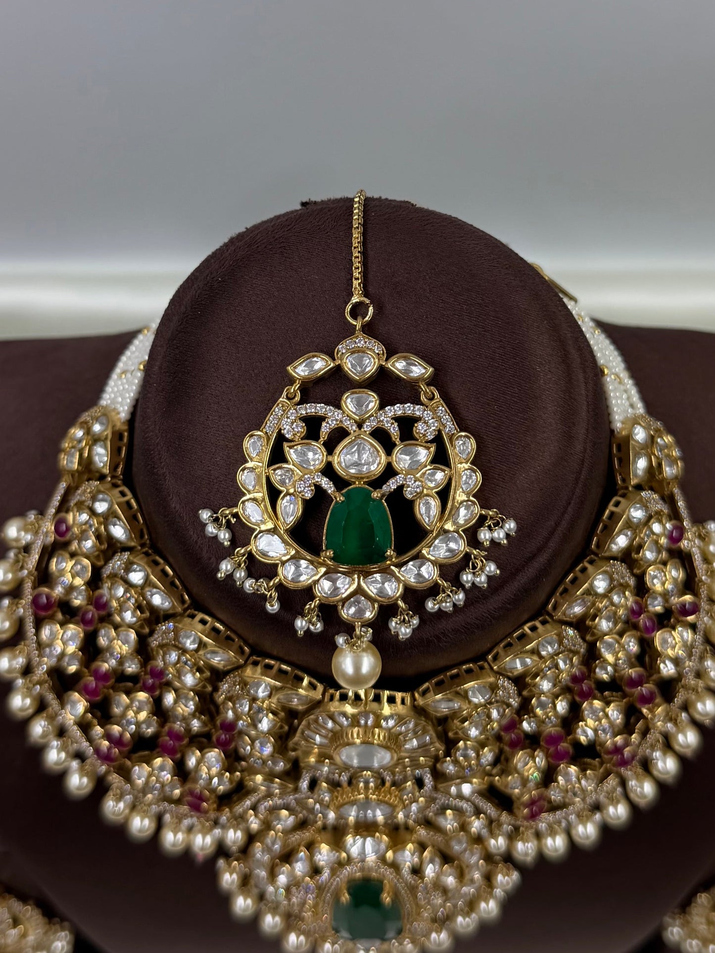 Ruhani Moissanite Choker Bridal Set
