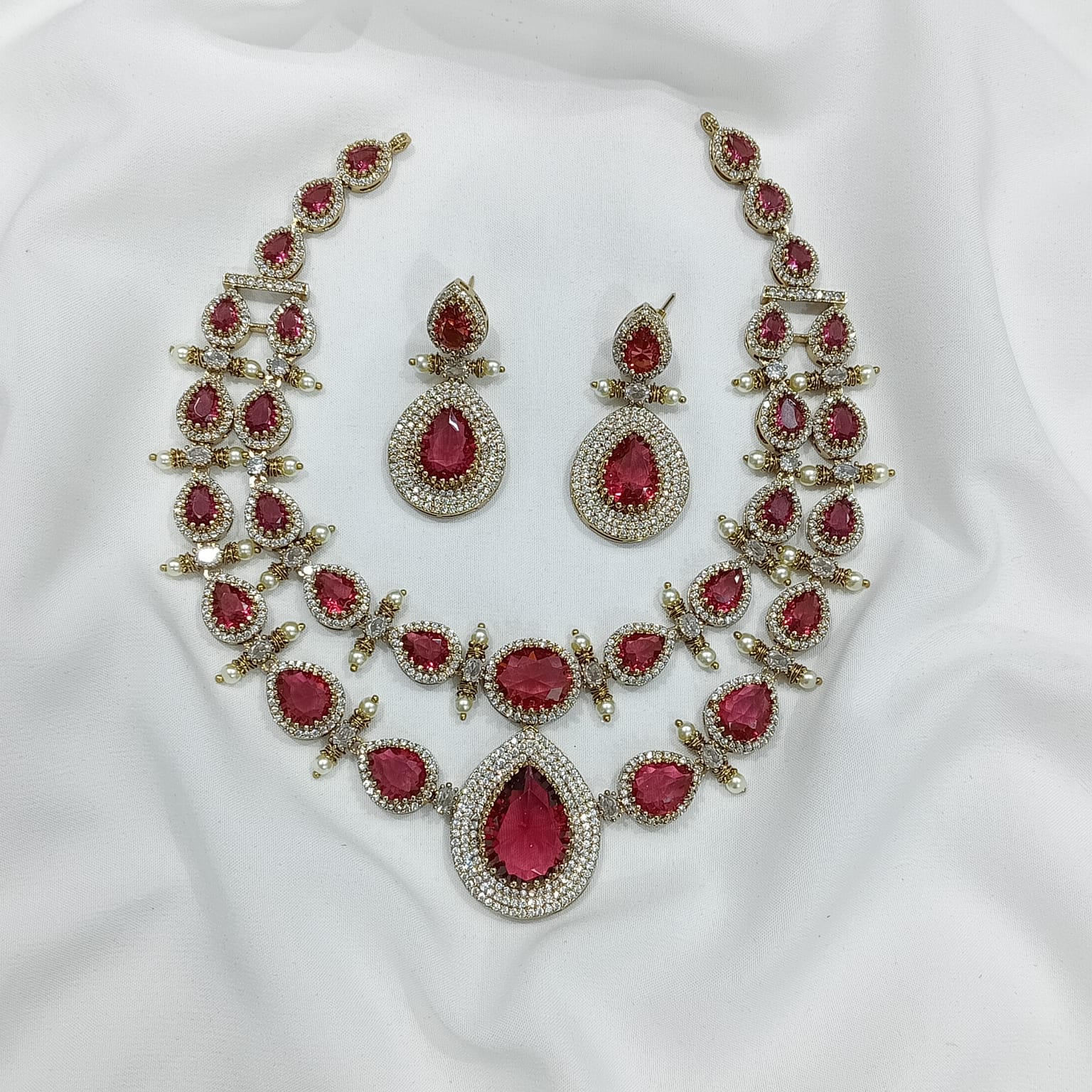Jewellery worn styled with traditional outfit