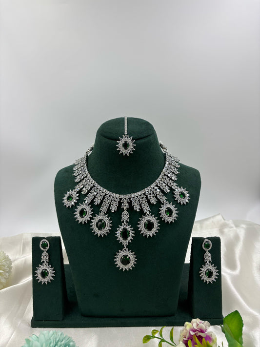 American Star Drop Necklace set