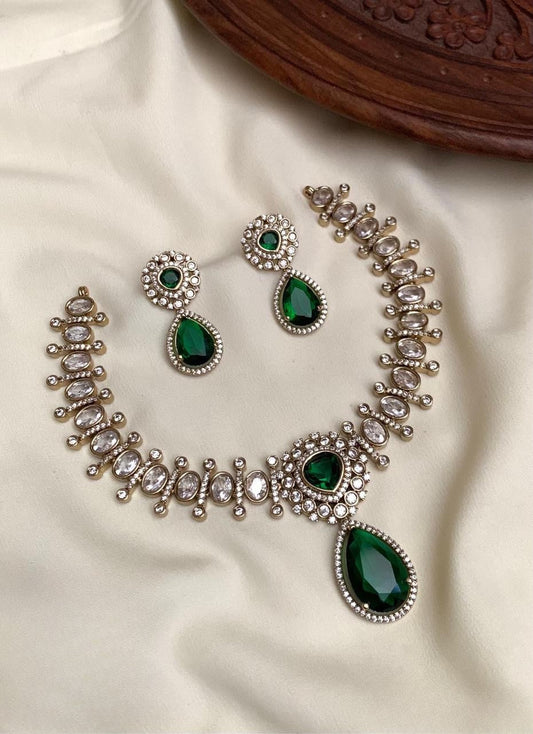 Green Jewellery detail shot showing Victorian work