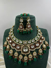 Viman Kundan Necklace Set close-up view